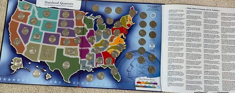 アメリカ州コレクション (1999-2008) 完全50州クォーター付き アメリカ