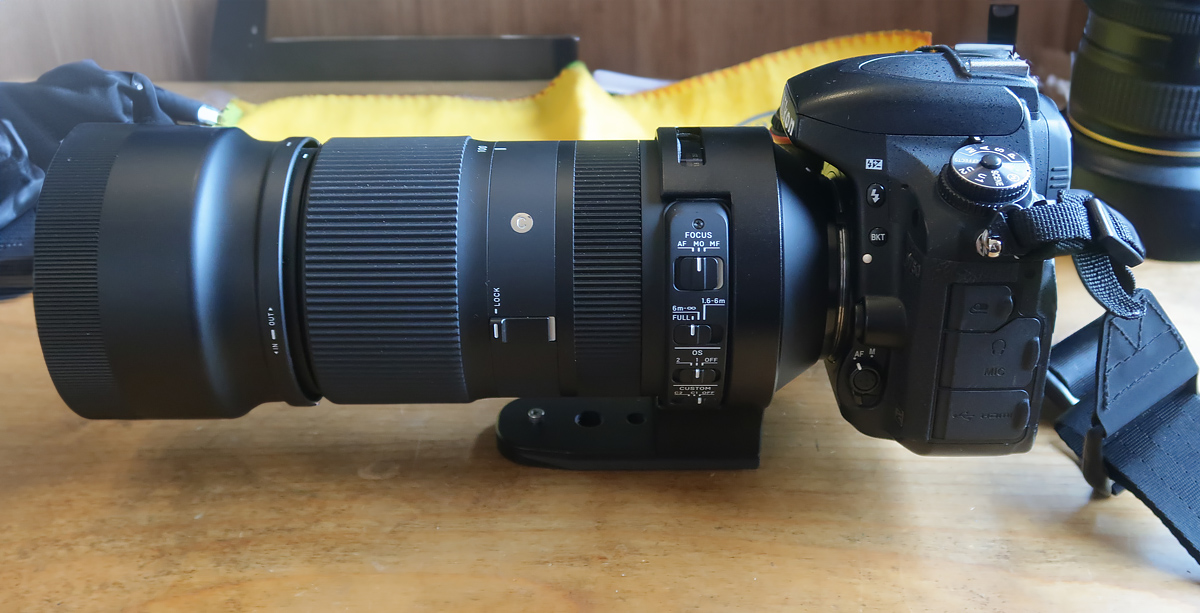 SIGMA 100-400mm F5-6.3 DG OS HSM | Contemporary用の三脚座を買って