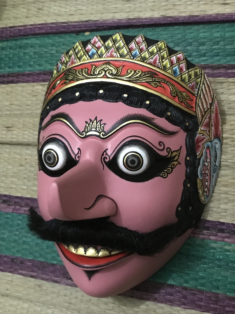 インドネシア舞楽面 パンジ王子