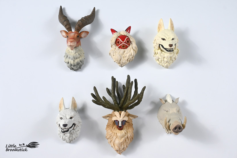 楽天市場】ジブリ グッズ もののけ姫 フェイスマグネット もののけたち