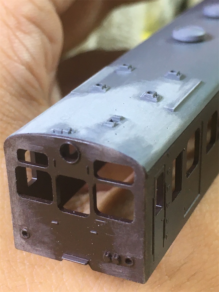 tomixクモハ73をプチ加工+細密化して南武線のクモハ73008を作った