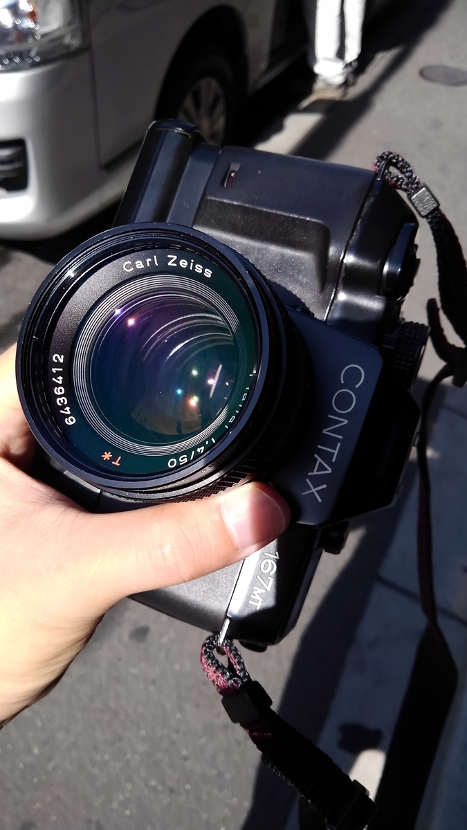 ジャンク CONTAX 167MT Carl Zeiss 1.4/50 カメラY2632400