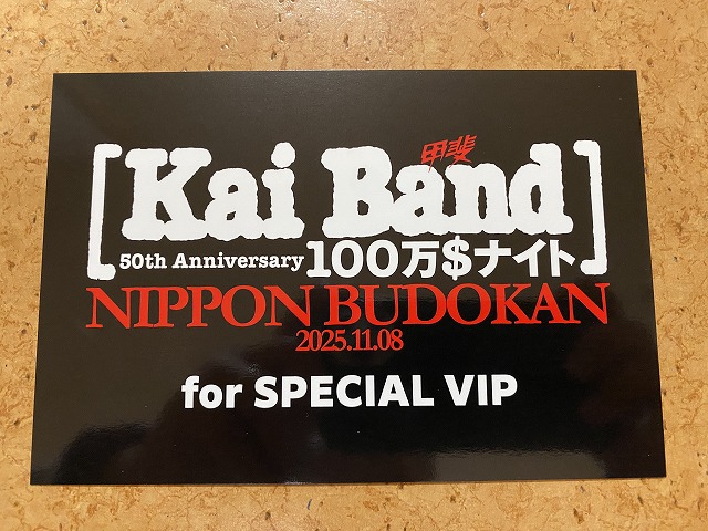 甲斐バンドの武道館公演に行ってきました - おもちゃのまちの正太郎