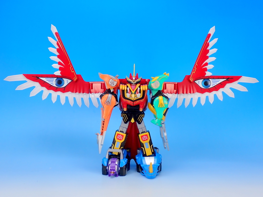 SMP 百獣合体 ガオイカロス で遊ぶ - YOの玩具箱