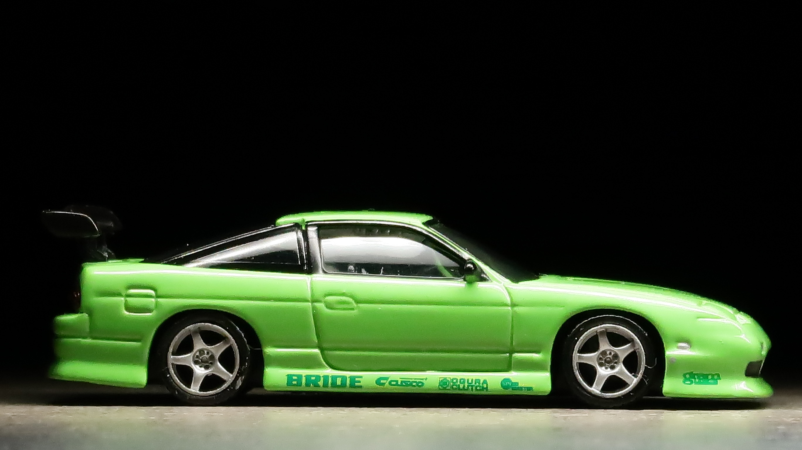 モデルインプレッション】Aoshima 1/64 - Uras RPS13 180SX (Green