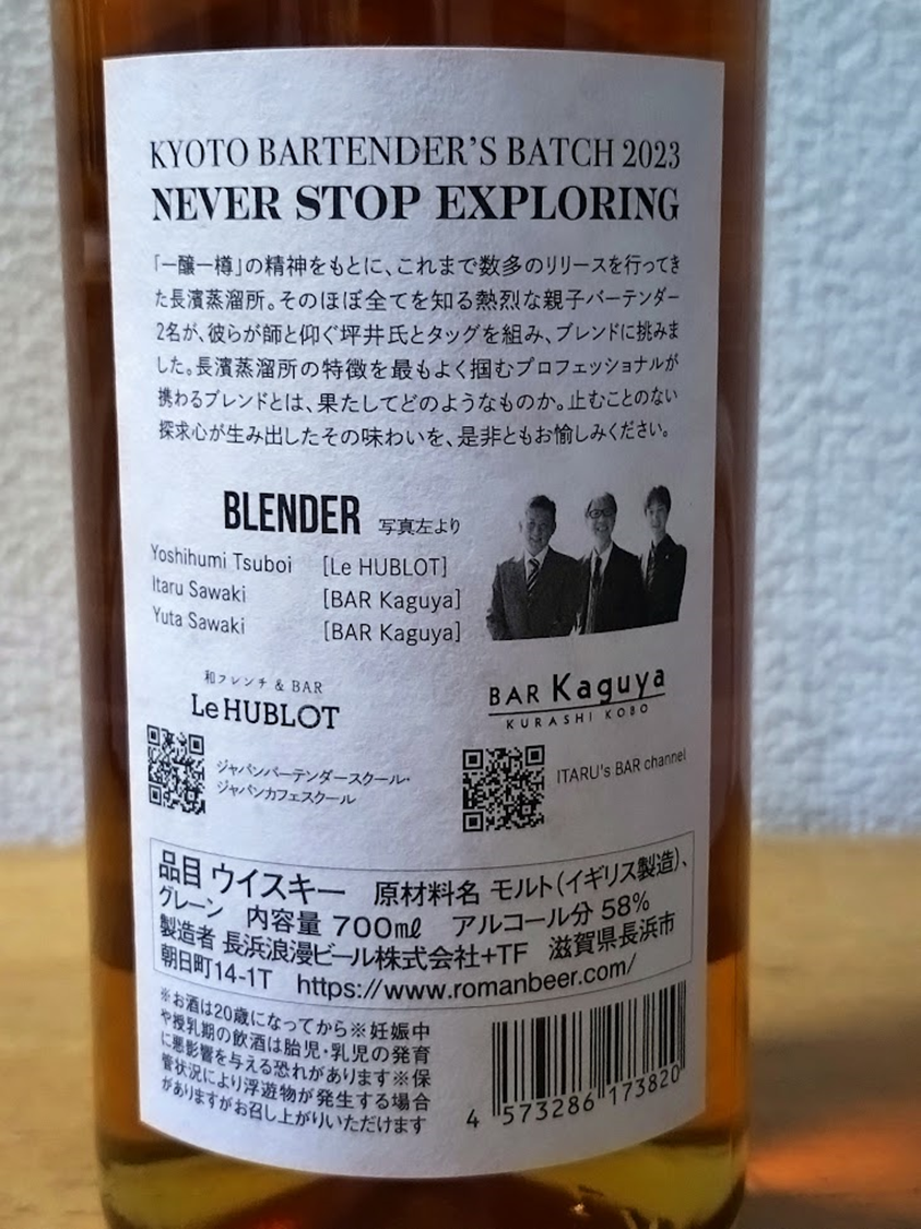 京都バーテンダーズバッチ2023 NEVER STOP EXPLORING - Whisky Diary