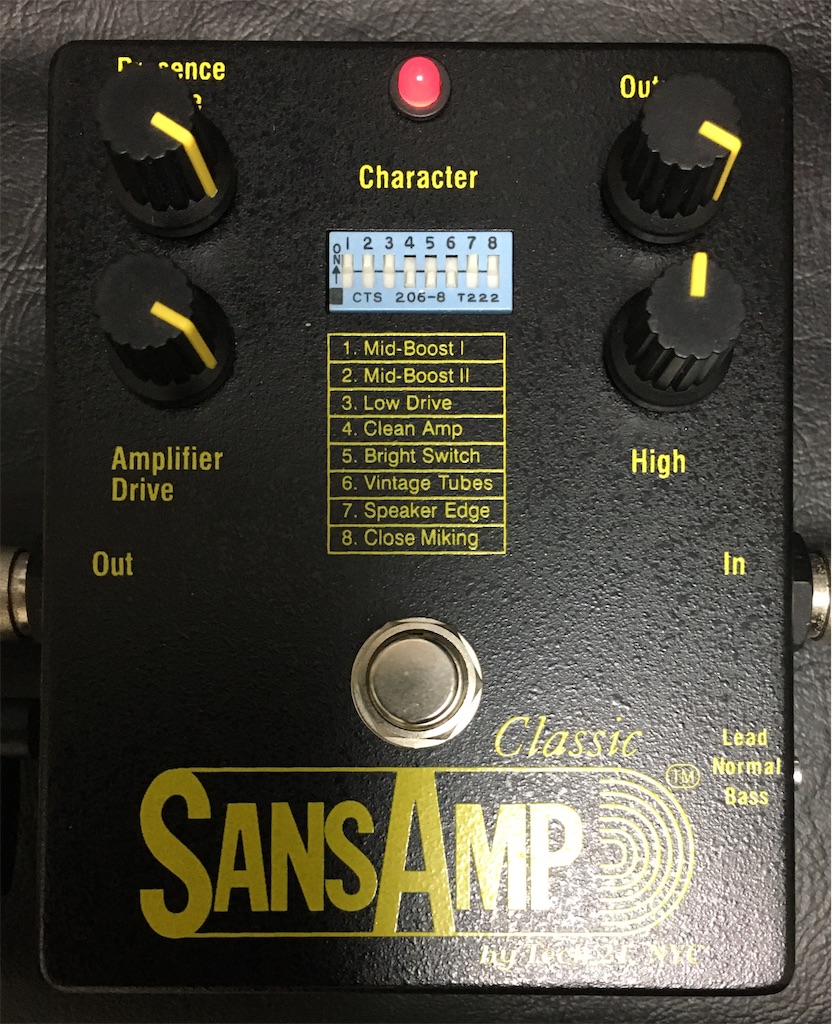 初期型 tech21 SANSAMP エフェクター NIRVANA 初期型 tech21 SANSAMP