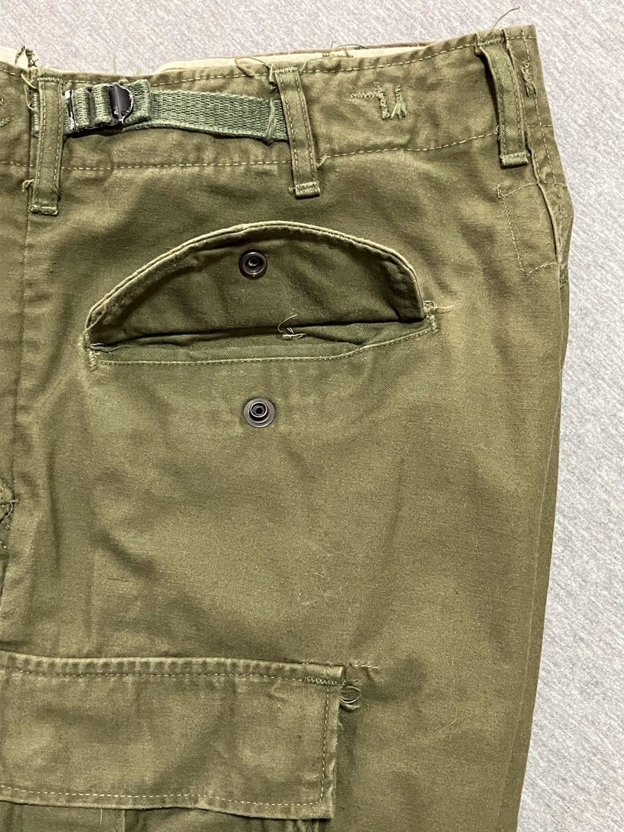 アメリカ軍 M65トラウザー OG107 (カーゴパンツ) S−S 実物放出良品