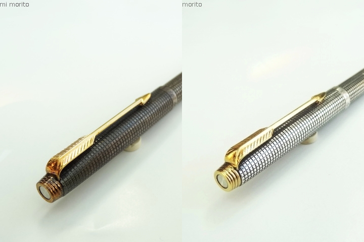 パーカー75 シズレ 純銀ボールペンの黒ずみを簡単クリーニング - 文具