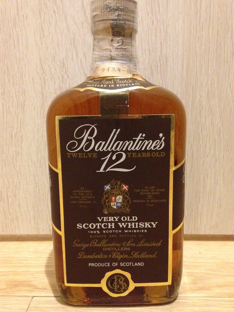 バランタイン 12年 1962年〜1971年流通 特級 従価 760ml 43% 明治屋