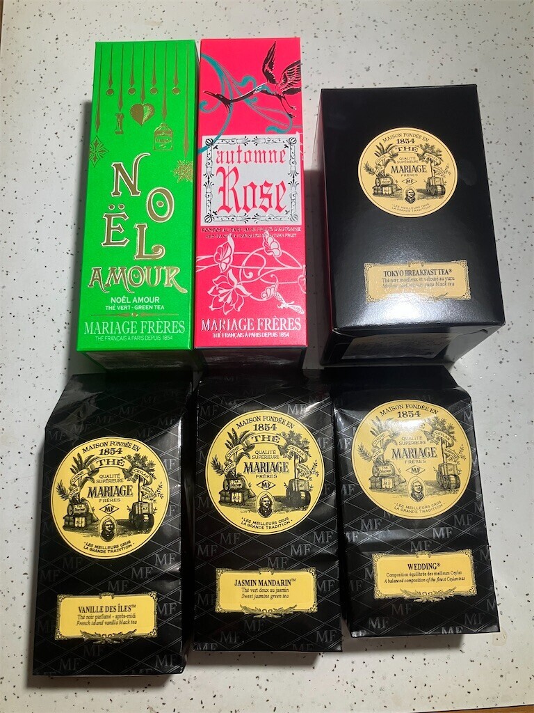 マリアージュフレールで2025年の福袋を買ってきた - ツー