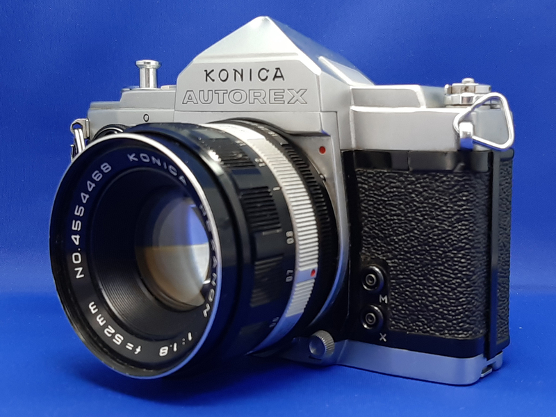 KONICA AUTOREX/本体+レンズ3+レンズフード2/ジャンク/レトロ KONICA
