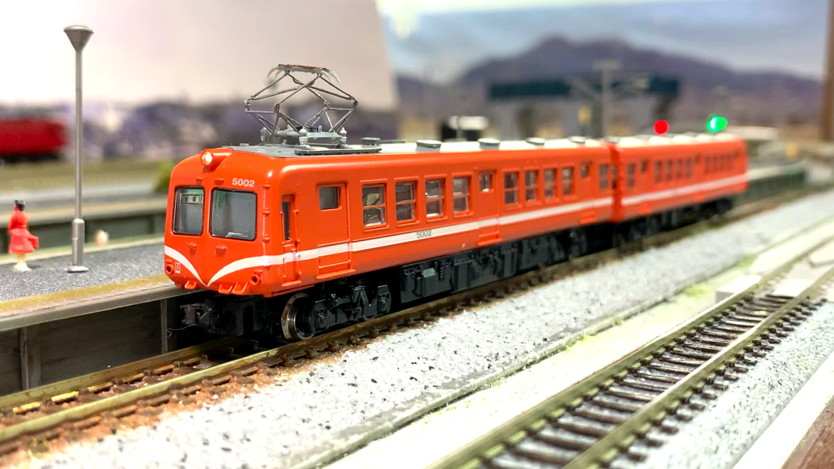 Nゲージ走行】岳南鉄道5000系赤ガエル マイクロエース旧製品【DCC