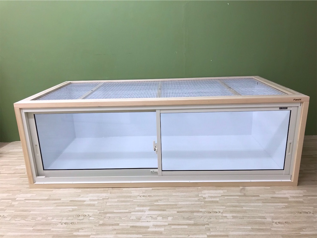 爬虫類用ケージ アルミサッシ仕様 爬虫類ケージ 180×90×90 アルミ