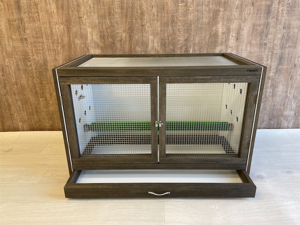 FandK爬虫類木製ケージ フクロウケージ オーダー用 FandK爬虫類木製