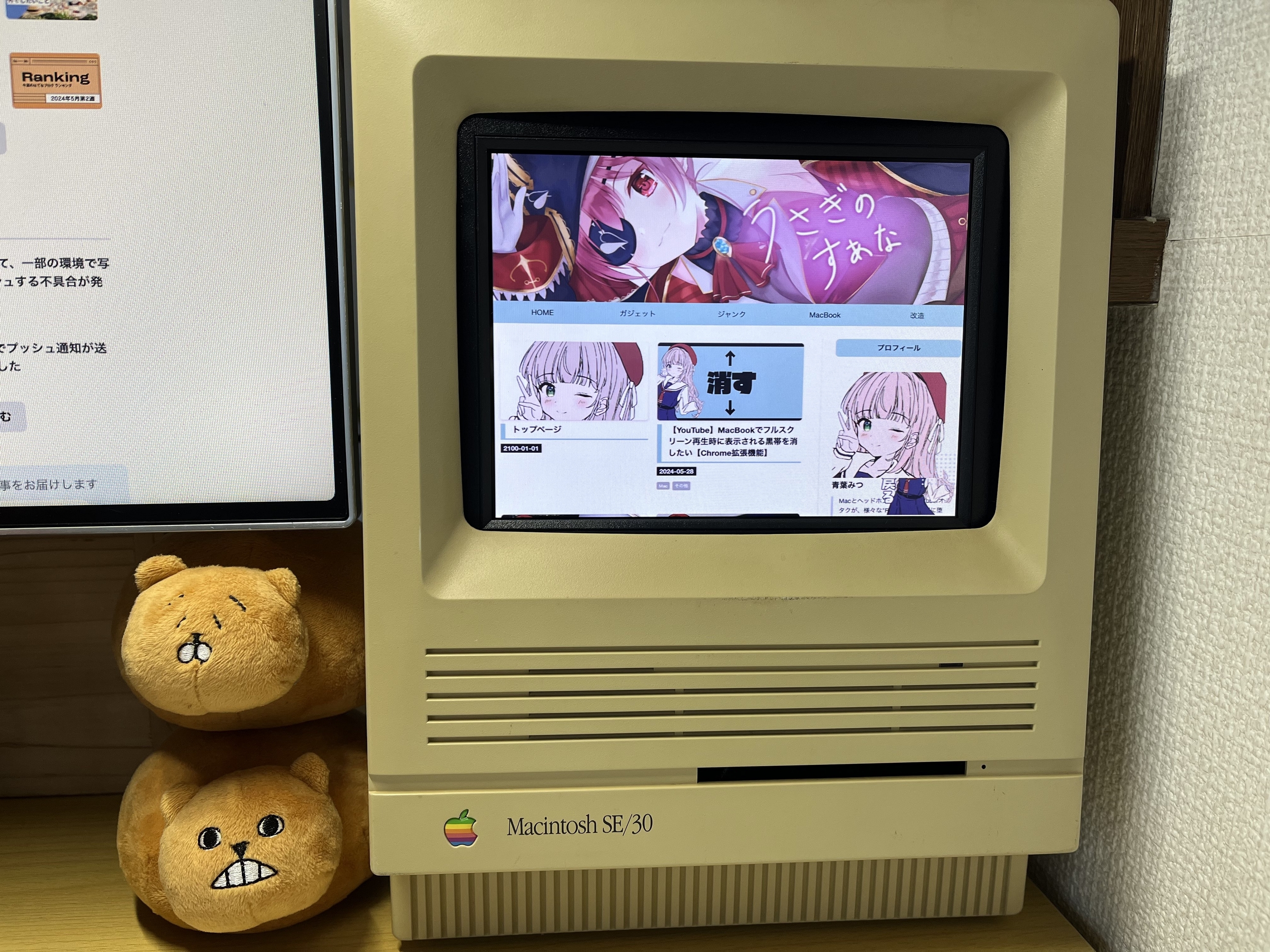 ジャンク 動作・通電未確認 Macintosh SE⁄30 M5119 マッキントッシュ