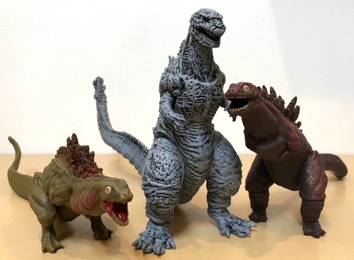 ムービーモンスターシリーズゴジラ2016形態変化3体セット ゴジラ