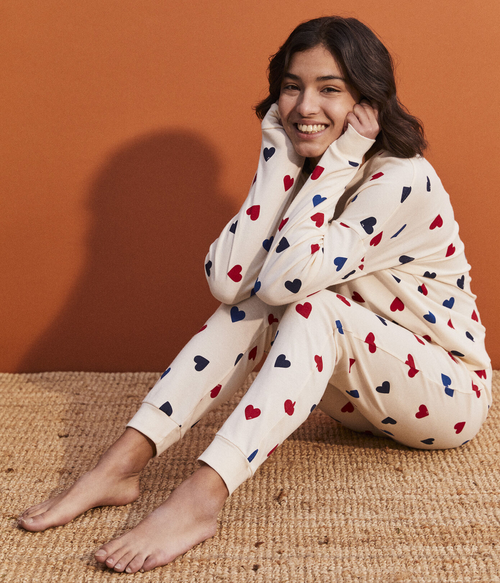 プリント長袖パジャマ | PETIT BATEAU(プチバトー) - 🇫🇷 tricolored