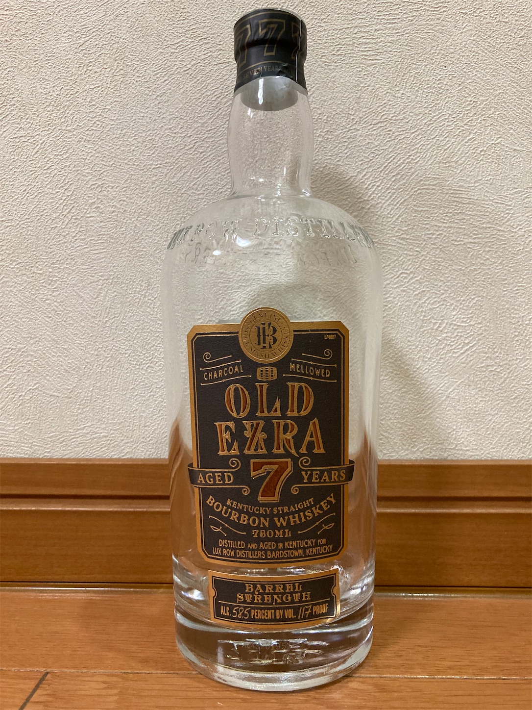 オールドエズラ7年 バレルストレングス - ボトル一本飲みウイスキー