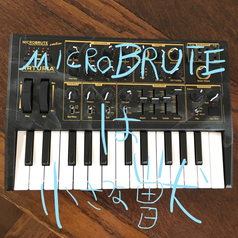 arturia MICROBRUTE マイクロブルート アナログシンセサイザー arturia