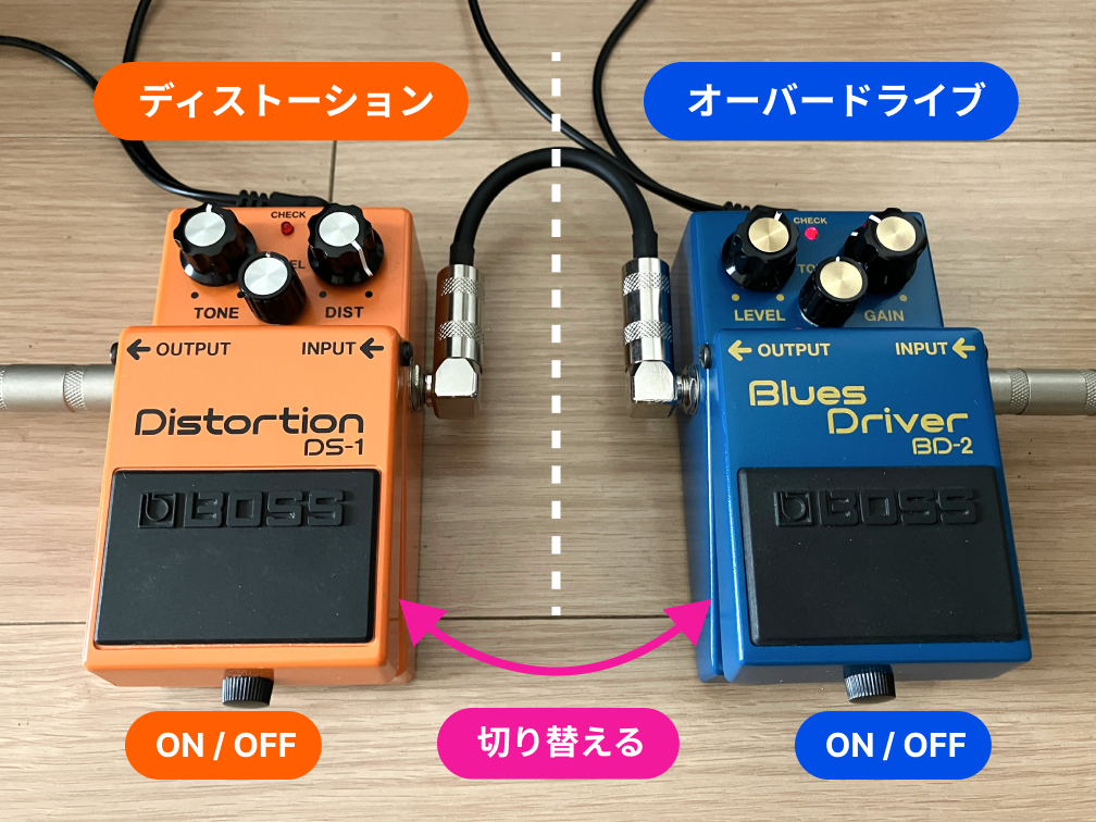 BOSS エフェクターセット LS-2 OS-2 DS-1 BOSS Distortion DS-1 vs OS