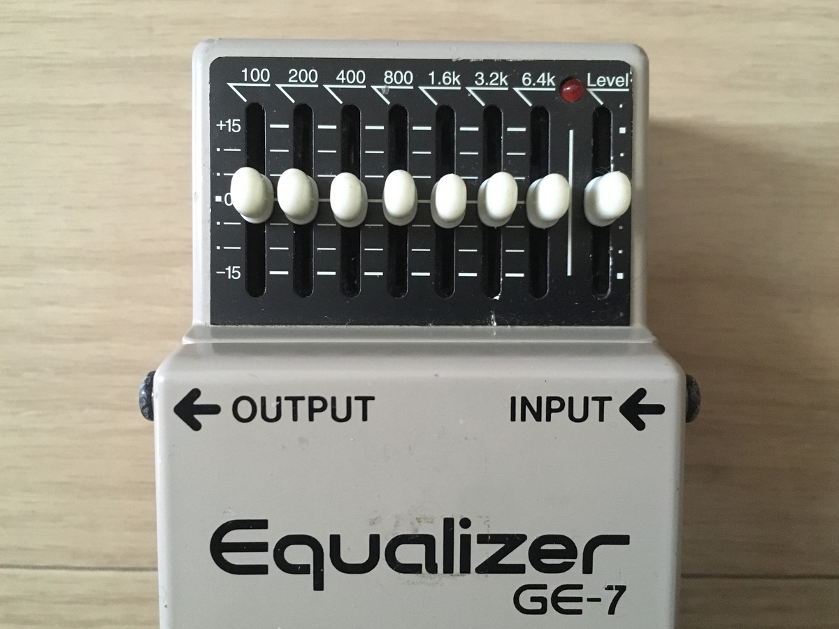 BOSS GE-7 グラフィックイコライザーの使い方・セッティング【歪み