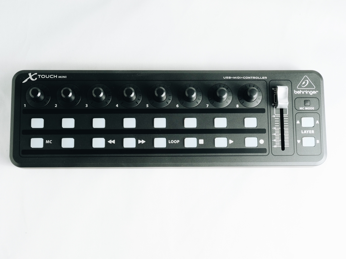 MIDIコントローラー「X-TOUCH MINI」を買ったのでRAW現像したり