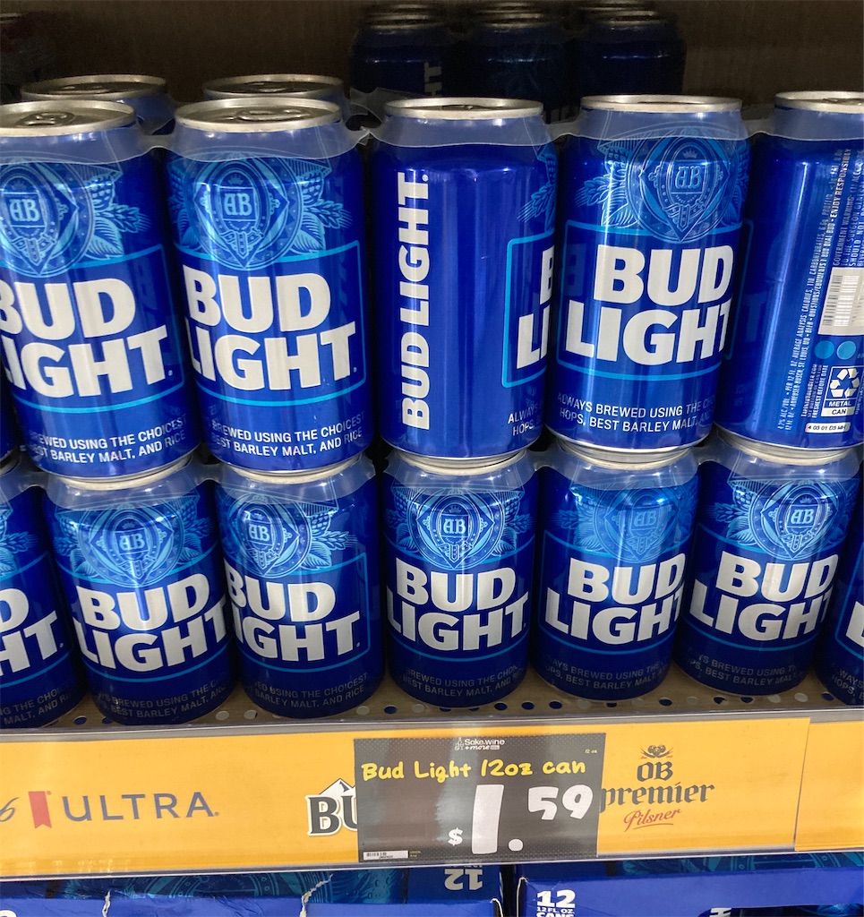 人気ビール 日本未発売 アメリカ ビール BUD LIGHT バドライト 30本