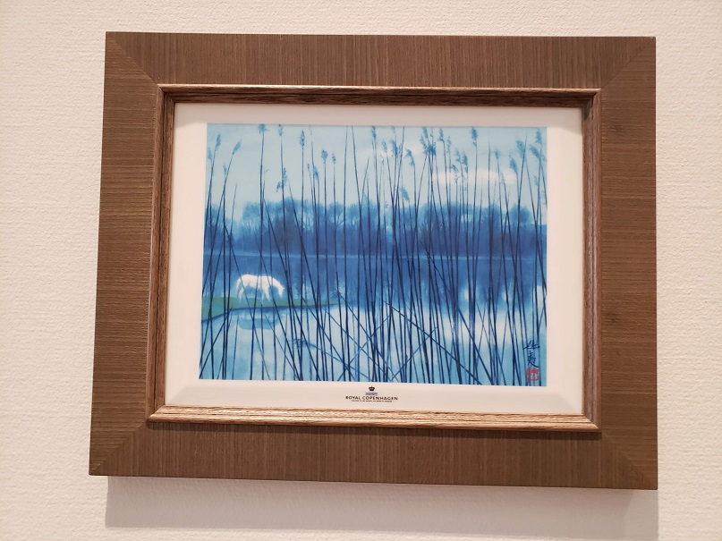 く*に様 東山魁夷 冬華 陶板画 ロイヤルコペンハーゲン 希少品