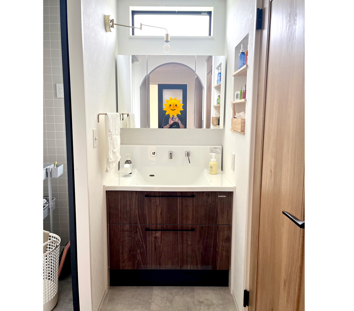 タカラスタンダードエリシオ洗面ミラー三面鏡