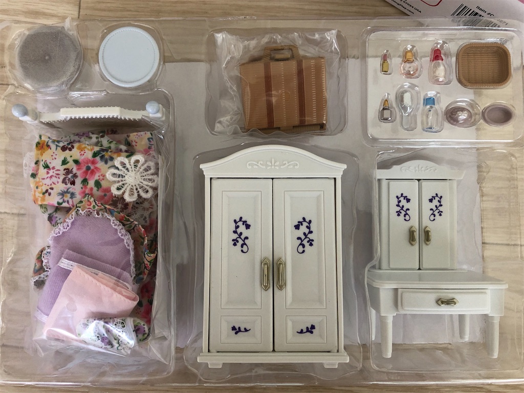 ラベンダーベッドルームセット海外版 floral bedroom 開封レビュー