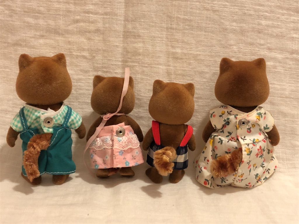 シルバニアファミリーたぬき