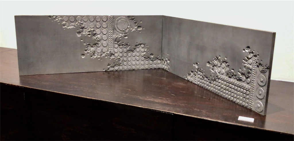 松原賢「水景2018年」インディアナポリス美術館作品収蔵タブロー茶掛茶席