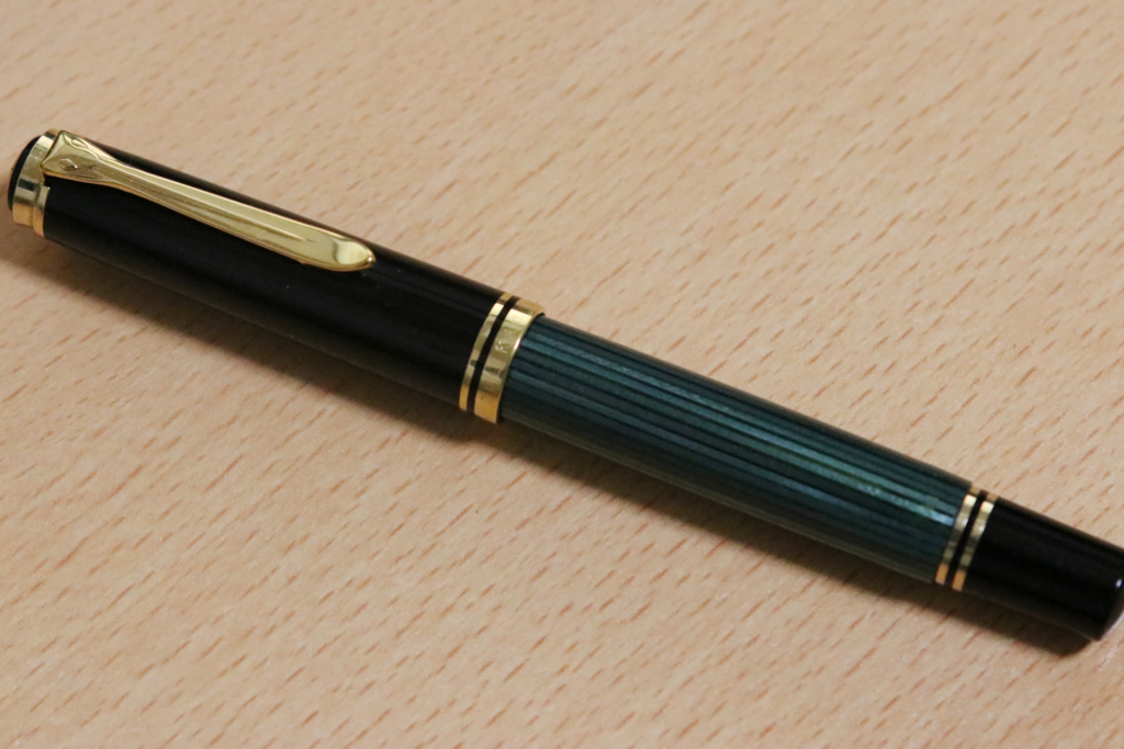 GANONさま専用】ペリカン・スーベレーン 万年筆 M800 緑縞 Fニブ