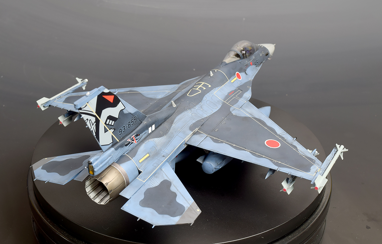 ハセガワ1/48航空自衛隊「三菱F-1」完成品