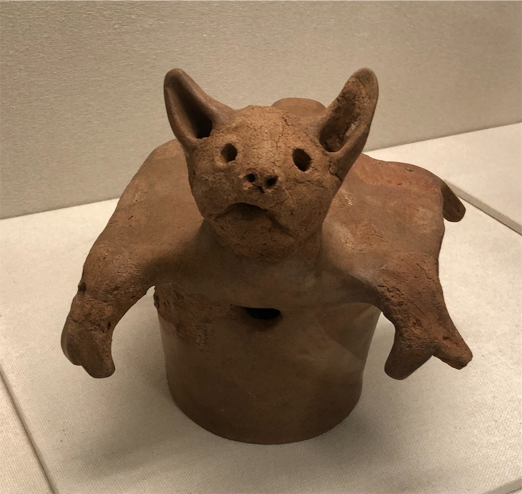 本物 埴輪 動物埴輪 ムササビの埴輪 出土品 発掘品 古墳時代 埴輪 土偶