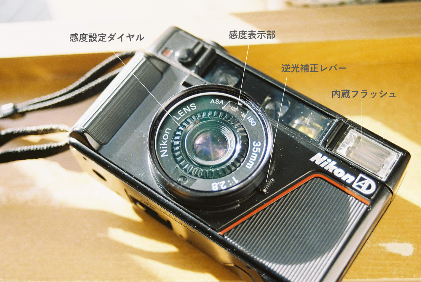 作例あり Nikon L35 AD ISO1000 フィルムカメラ 実用品 Nikon L35AD