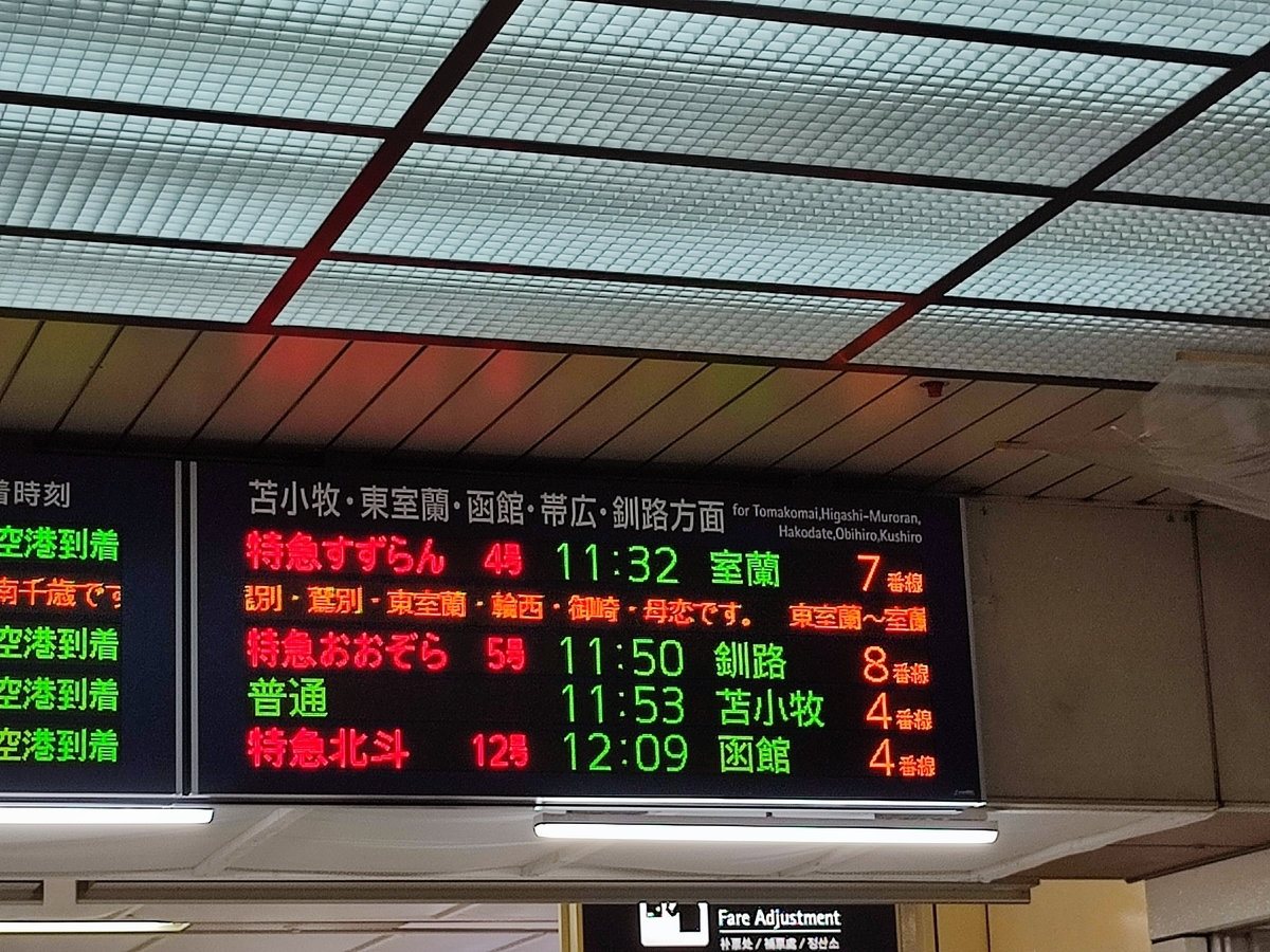 普通列車0本の特急街道を駆け抜ける】特急おおぞら5号乗車記(札幌11