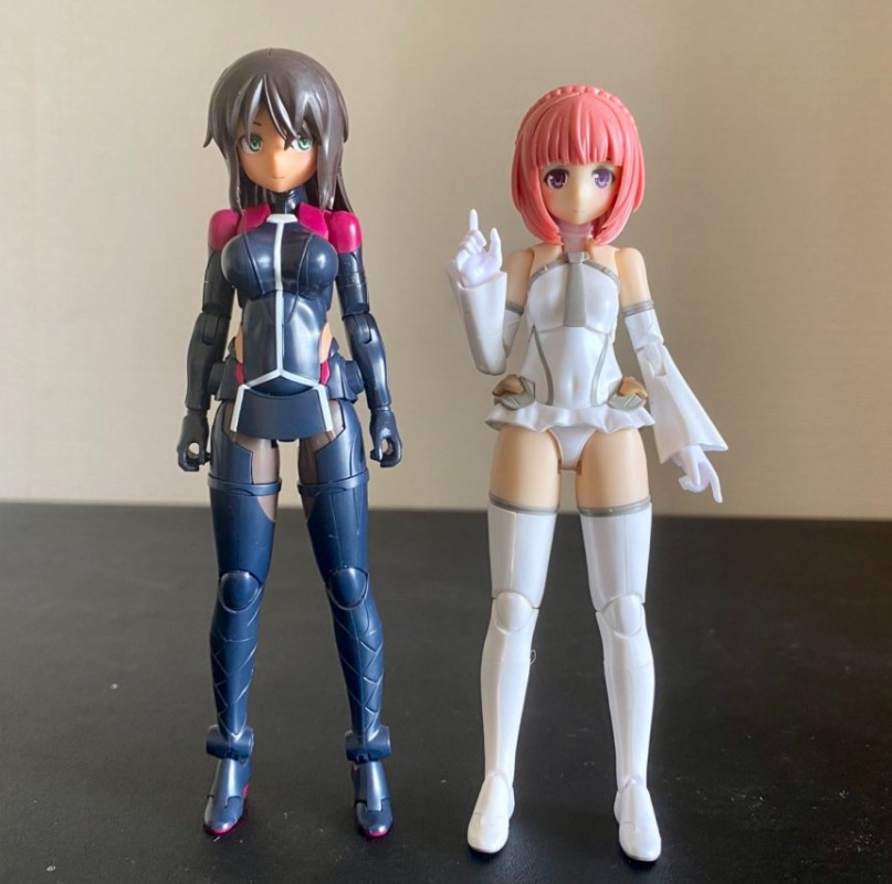 メガミデバイス（美少女プラモデル）の身長を比較【ガンプラや他の