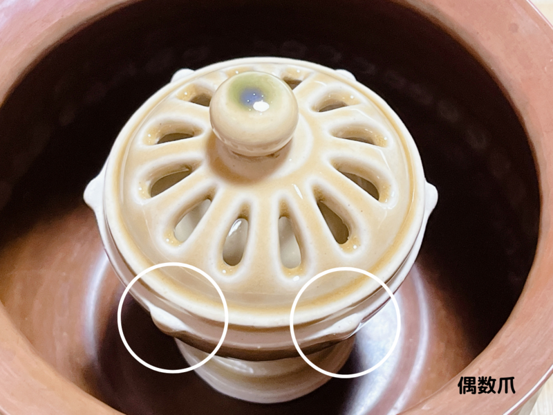 七種の蓋置の扱い方（蟹・火舎・三つ葉・三つ人形）/裏千家茶道