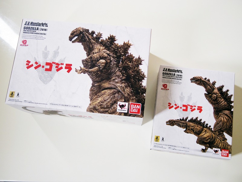 S.H.MonsterArts シン・ゴジラ 第4＆第2＆第3形態セット ゴジラ