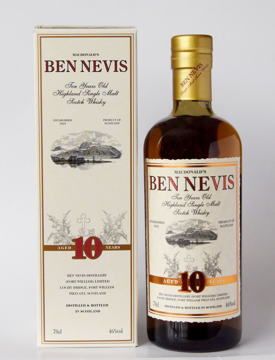 ベン ネヴィス 10年 700ml シングルモルト ウイスキー 終売