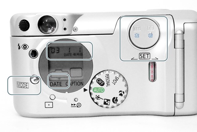 Canon Autoboy 155 キャプション機能付き CANON AUTOBOY 155 使い方