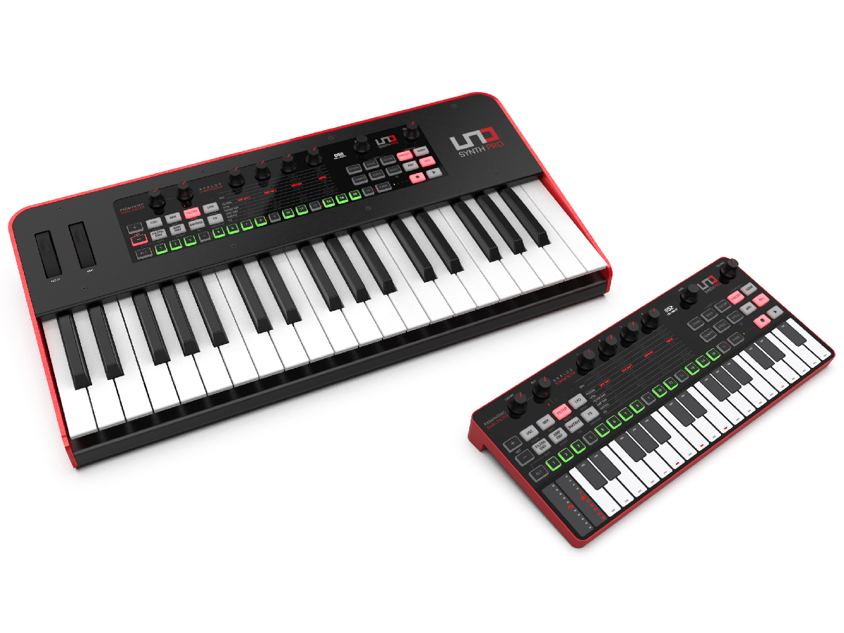 IK MULTIMEDIA、アナログ・シンセUno Synth Proを発表。キーボード