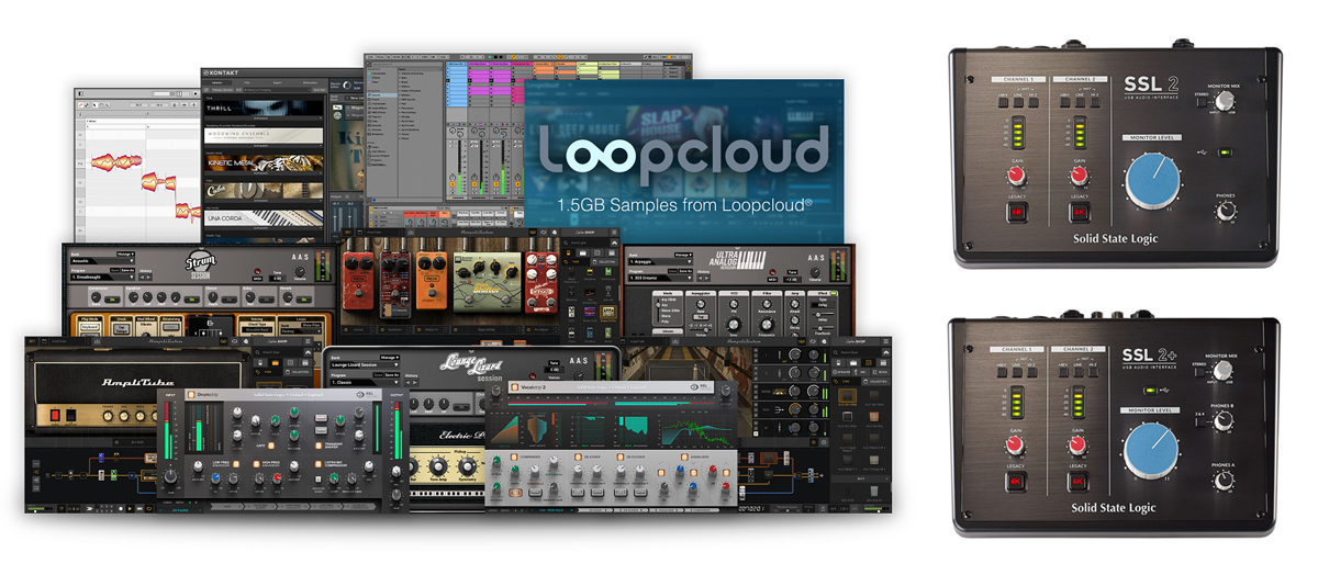 オーディオインターフェースSSL2/SSL2+の付属ソフトが3種類追加。従来