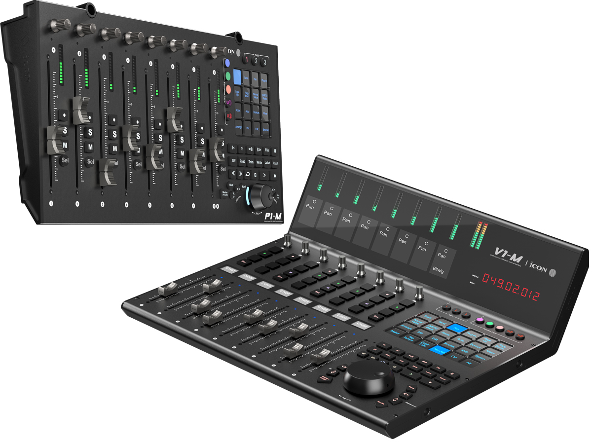 コンパクトなiCON P1-M＆業務スタジオ向けV1-M 〜新世代のDAW