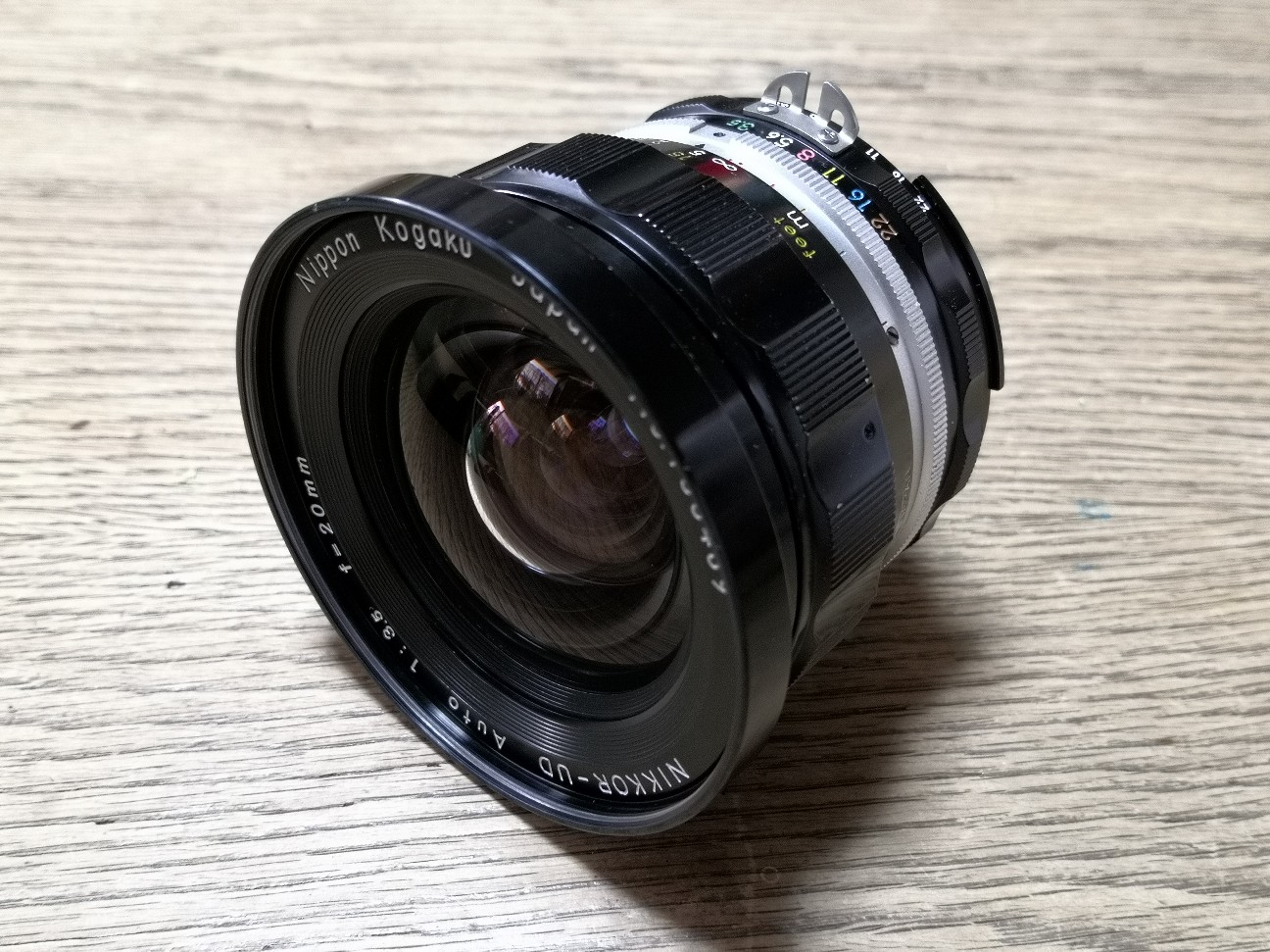 Nikkor-UD Auto 20mm F3.5 分解清掃 - 線路物語