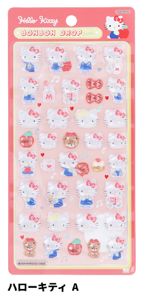 正規品】ボンボンドロップシール サンリオ 第二弾 キティ 正規品