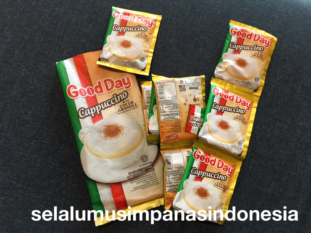 9種類のインドネシアのグッデイ・インスタント・コーヒー&Susu Jahe 9