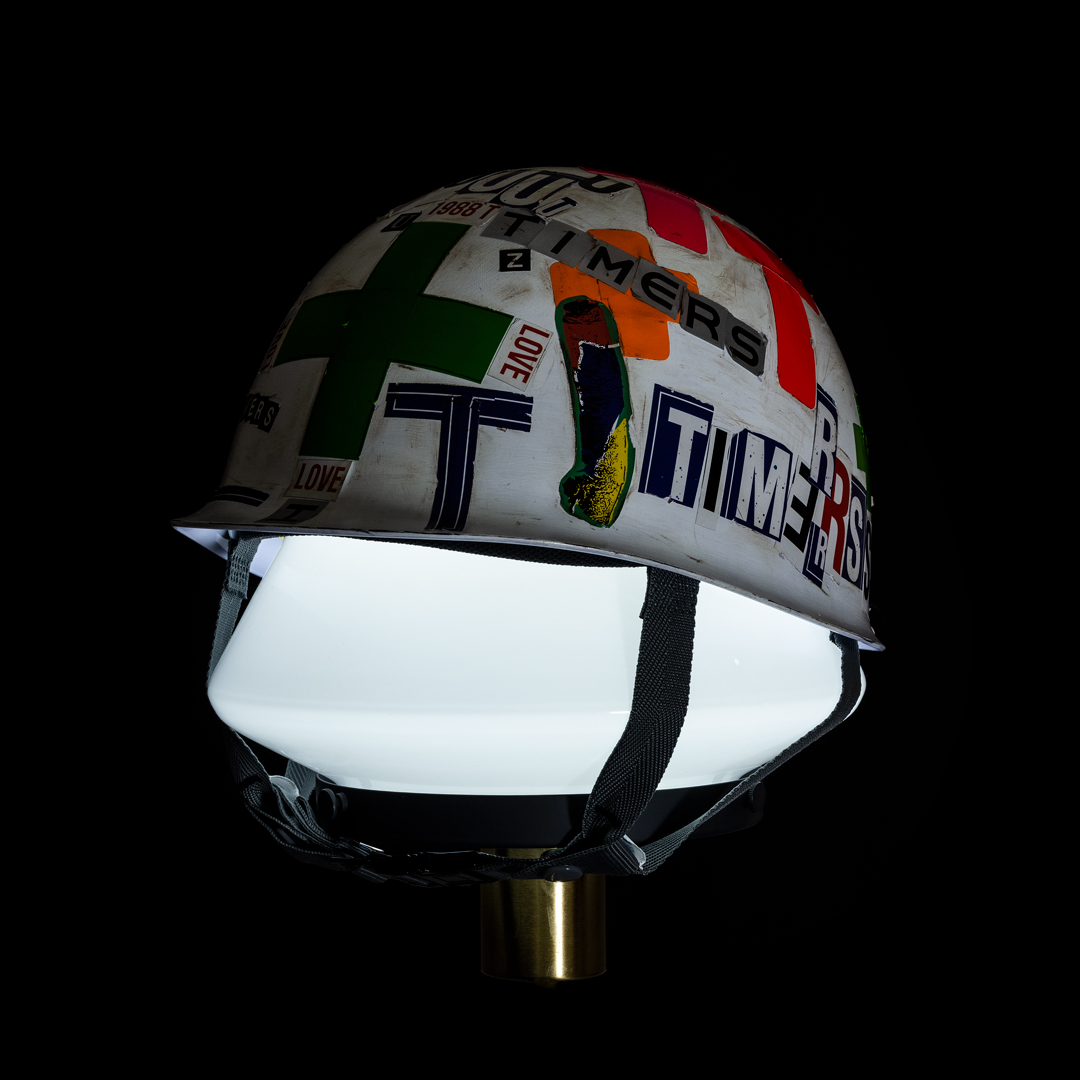 ザ•タイマーズ風自作ヘルメット忌野清志郎